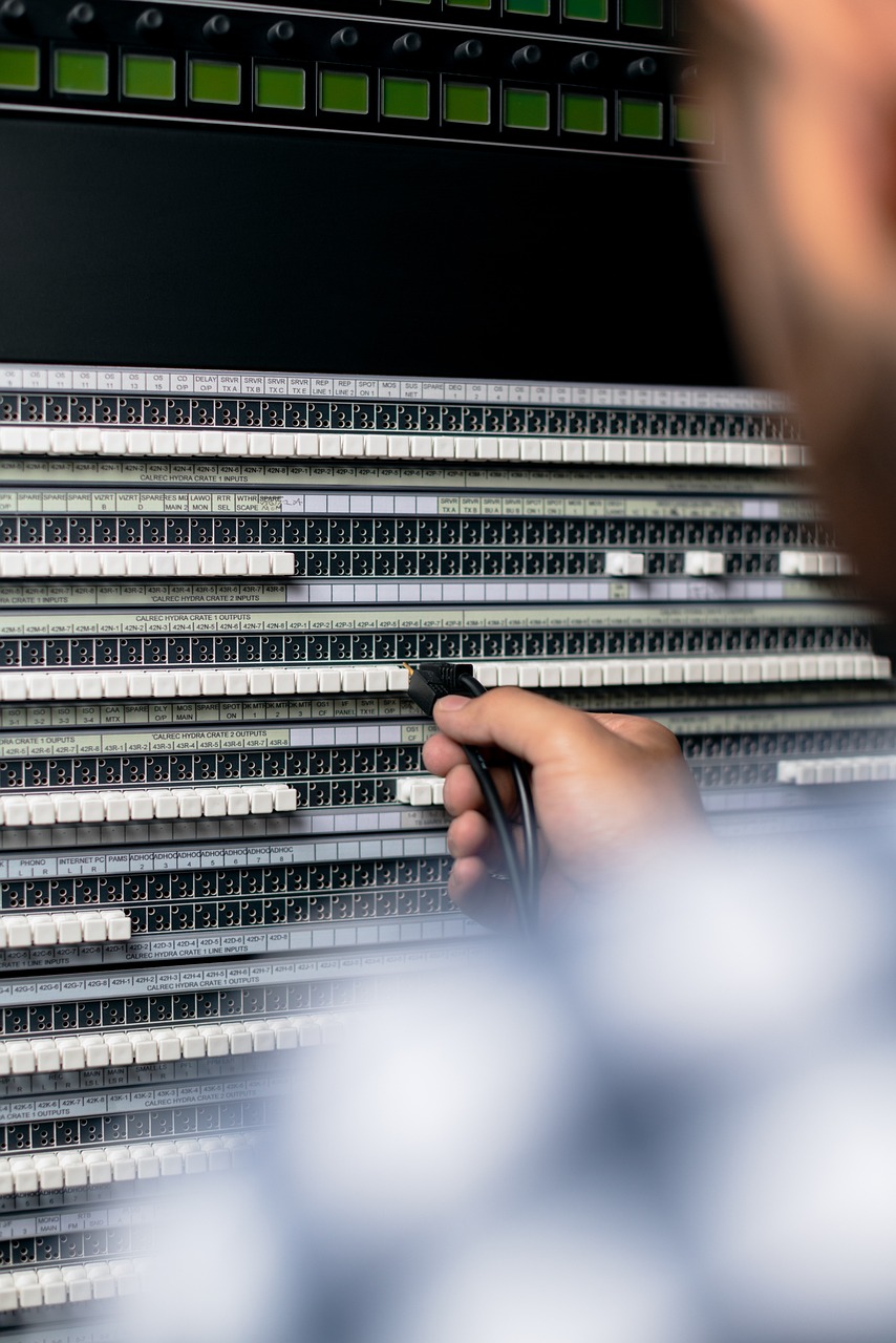 engineer, engineering, broadcast, broadcast engineer, workshop, tech, technology, wires, cables